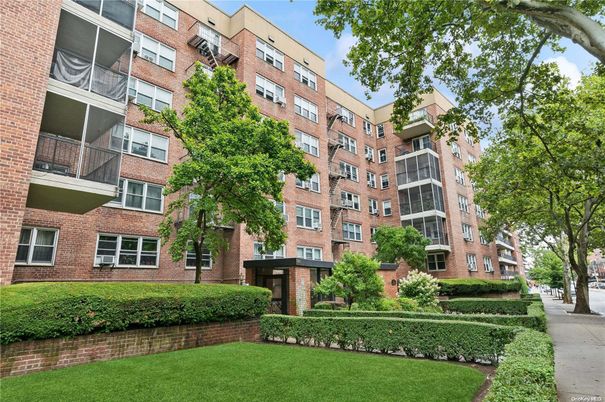 Exterior, Facade, Brick Facade, Condo Building