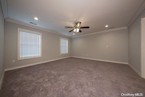 Empty room, Interior, Recessed Lighting