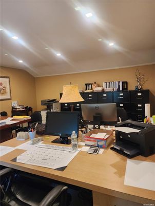 Home Office, Interior, Recessed Lighting