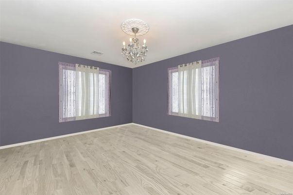 Chandelier, Empty room, Interior, Wood Texture Flooring