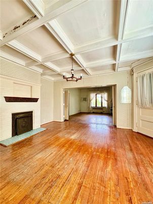 Empty room, Fireplace, Interior, Wood Texture Flooring