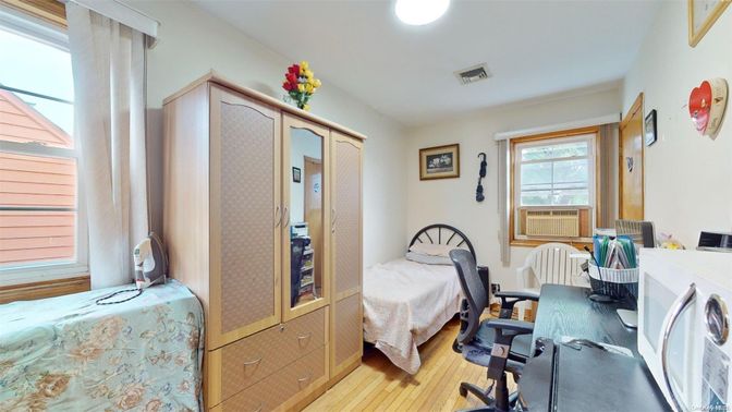 Bedroom, Home Office, Interior, Wood Texture Flooring
