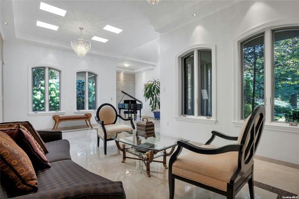 Chandelier, Interior, Living room, Piano, Recessed Lighting