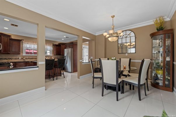Chandelier, Dining room, Interior, Kitchen, Recessed Lighting