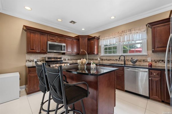 Interior, Kitchen, Recessed Lighting, Stainless Steel Appliances