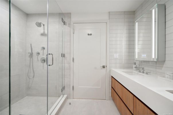 Bathroom, Glass Shower, Interior