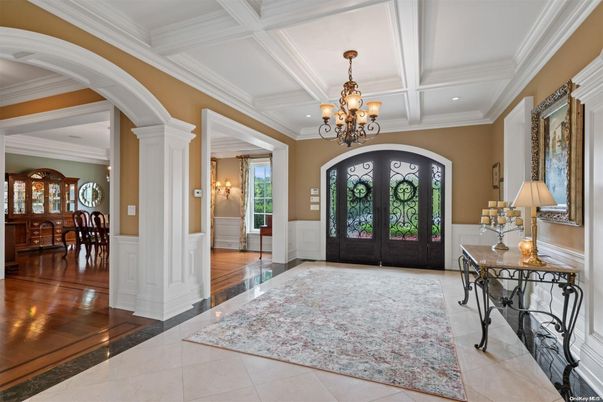 Chandelier, Interior, Recessed Lighting, Wood Texture Flooring