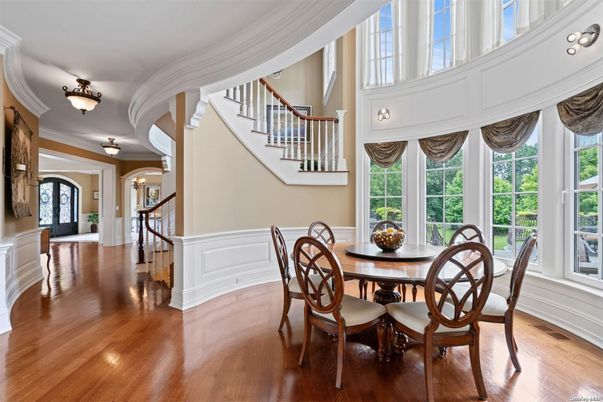 Dining room, Interior, Wood Texture Flooring