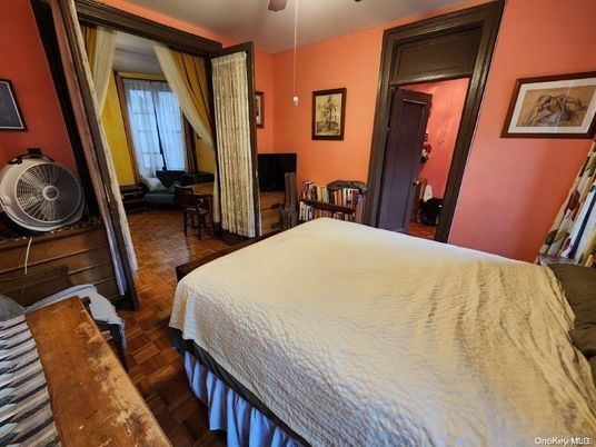 Bedroom, Interior, Wood Texture Flooring
