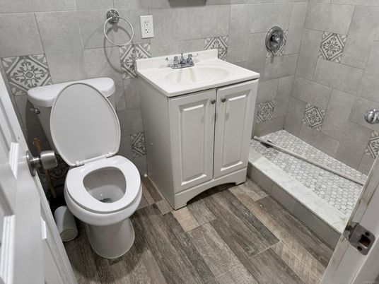 Bathroom, Interior, Wood Texture Flooring