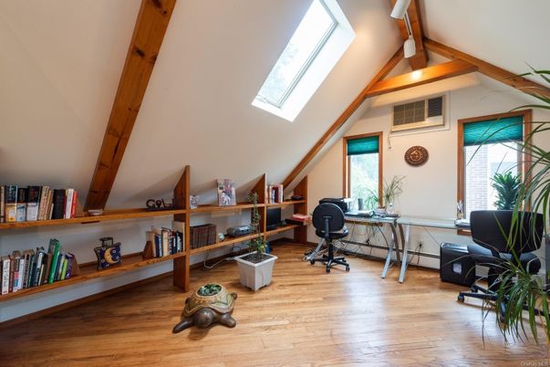 Home Office, Interior, Wooden Beams, Wood Texture Flooring
