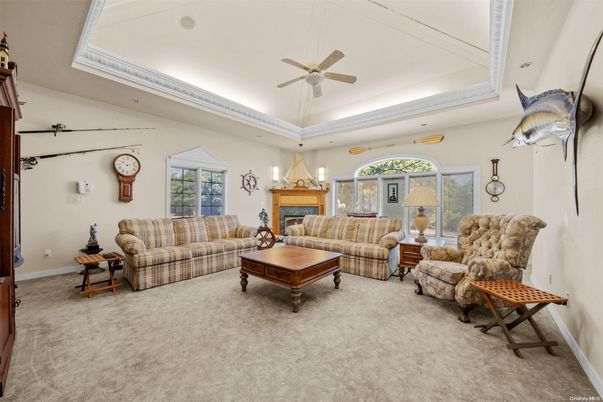 Fireplace, Interior, Living room, Recessed Lighting
