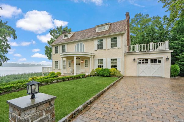 Attached, Backyard, Exterior, Facade, Water, French Provincial