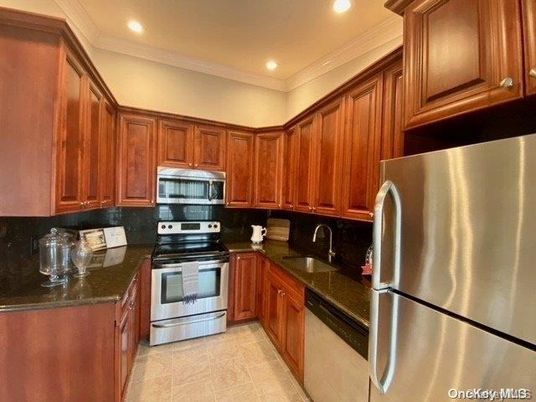 Interior, Kitchen, Recessed Lighting, Stainless Steel Appliances