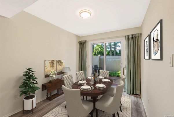 Dining room, Interior, Wood Texture Flooring