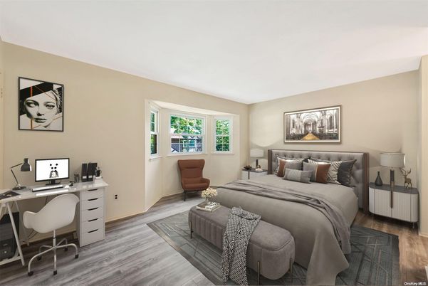 Bedroom, Home Office, Interior, Wood Texture Flooring