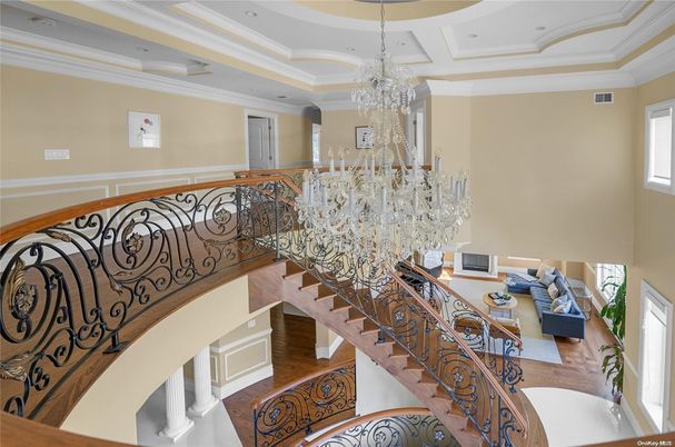 Chandelier, Interior, Wood Texture Flooring