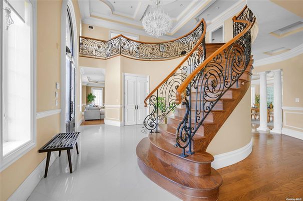Chandelier, Interior, Wood Texture Flooring