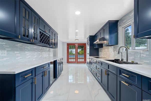 Interior, Kitchen, Marble, Recessed Lighting