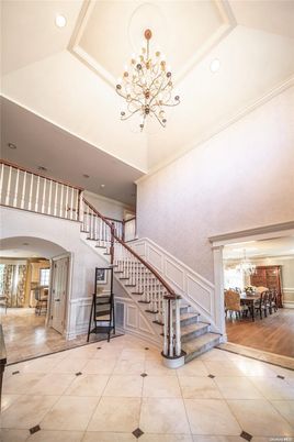 Chandelier, Dining room, Interior, Recessed Lighting