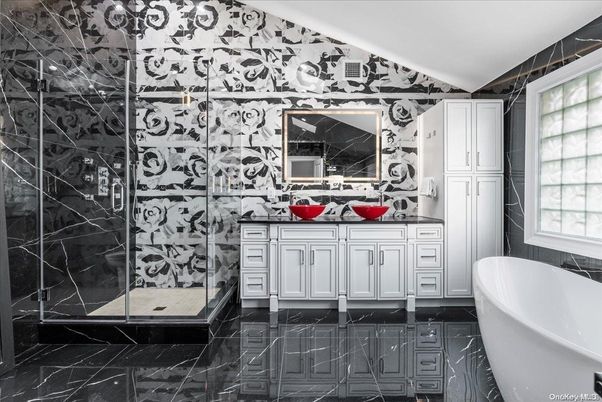 Bathroom, Free Standing Baths, Interior, Marble