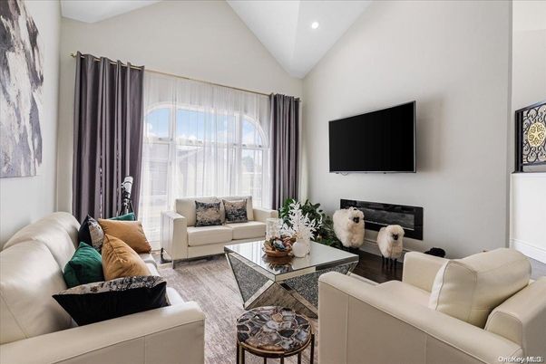 Fireplace, Interior, Living room, Recessed Lighting