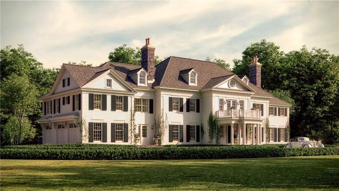 Attached, Exterior, Facade, Georgian