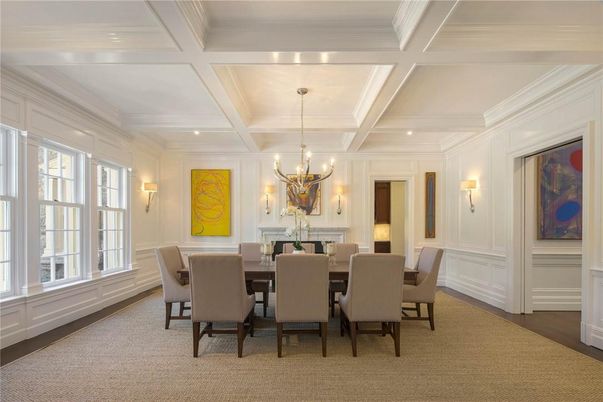 Chandelier, Dining room, Interior