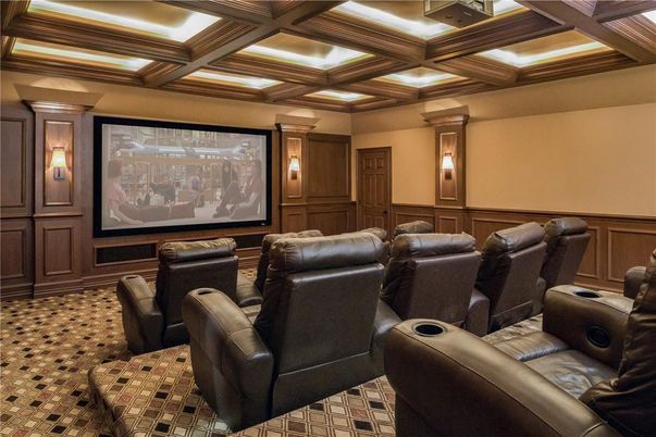 Home Theatre Room, Interior, Projection Screen, Theatre Room