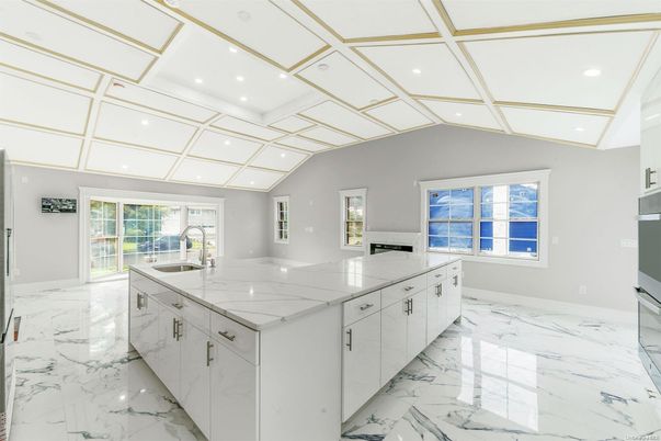 Interior, Kitchen, Marble, Recessed Lighting