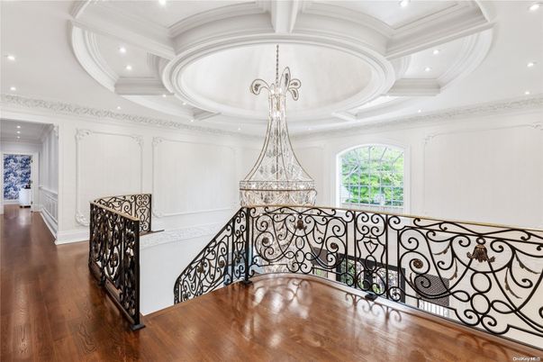 Chandelier, Interior, Recessed Lighting, Wood Texture Flooring