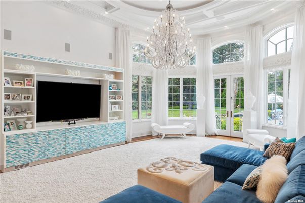 Chandelier, Interior, Living room, Recessed Lighting