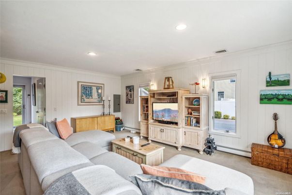 Interior, Living room, Recessed Lighting