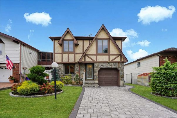 Attached, Exterior, Facade, Brick Facade, Tudor Revival