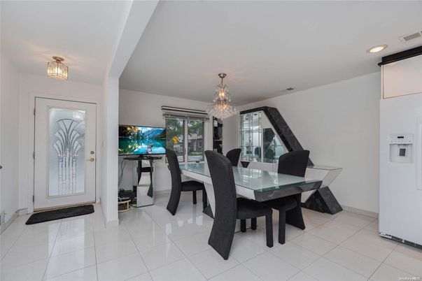 Chandelier, Dining room, Interior, Recessed Lighting