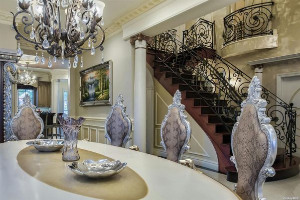 Chandelier, Dining room, Interior