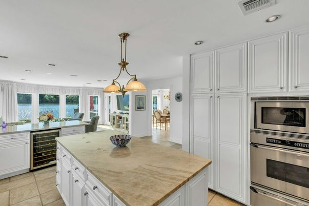 Interior, Kitchen, Pendant Lights, Recessed Lighting, Stainless Steel Appliances, Water