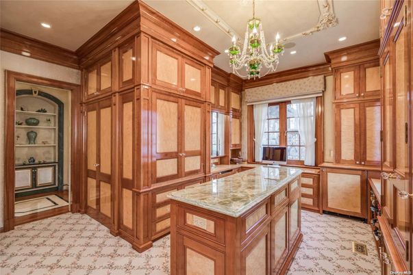Chandelier, Interior, Kitchen, Recessed Lighting