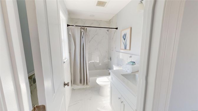 Bathroom, Interior, Marble, Marble Walls