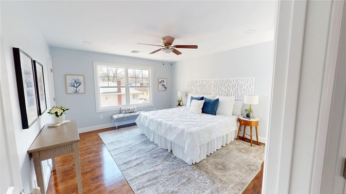 Bedroom, Interior, Wood Texture Flooring