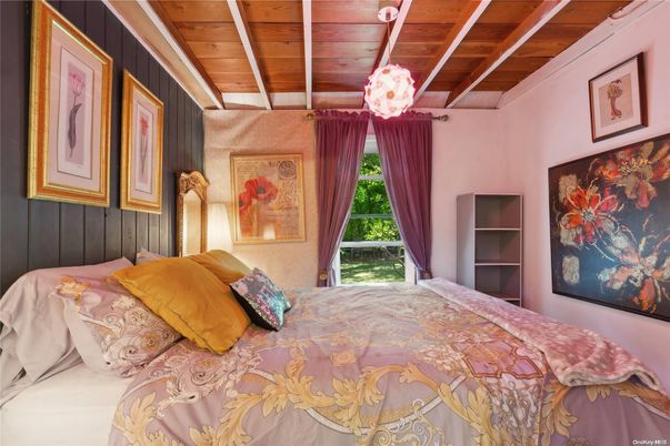 Bedroom, Interior, Wooden Beams, Wooden Ceilings
