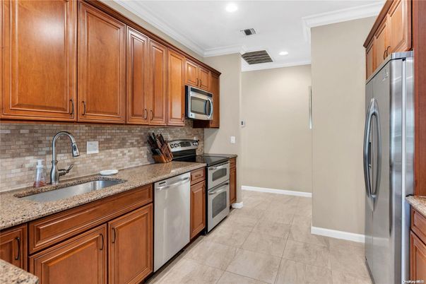 Interior, Kitchen, Recessed Lighting, Stainless Steel Appliances