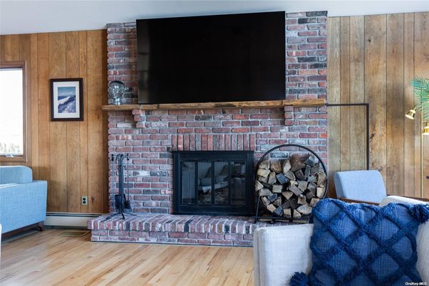 Fireplace, Interior, Wood Texture Flooring, Wooden Walls