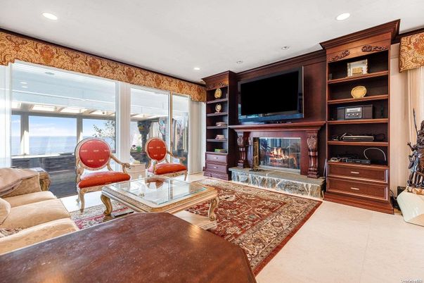 Fireplace, Interior, Living room, Recessed Lighting