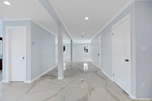 Interior, Marble, Recessed Lighting