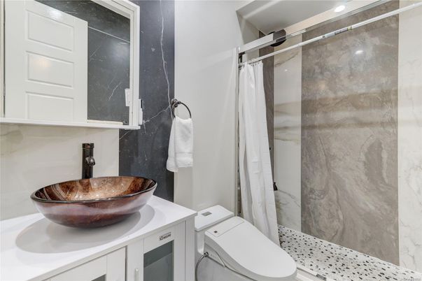 Bathroom, Interior, Marble Walls