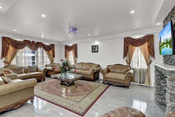 Fireplace, Interior, Living room, Recessed Lighting