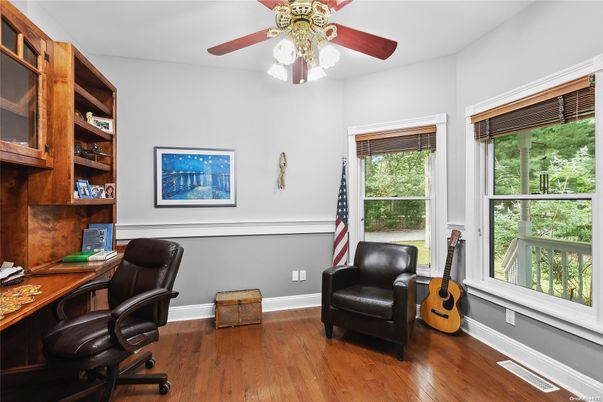 Home Office, Interior, Wood Texture Flooring