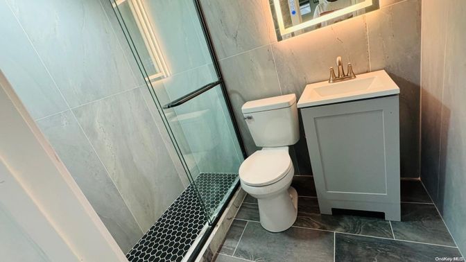 Bathroom, Glass Shower, Interior
