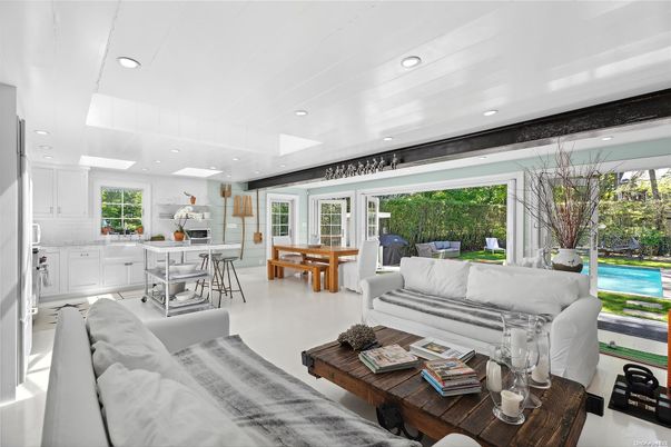 Dining room, Interior, Kitchen, Living room, Recessed Lighting